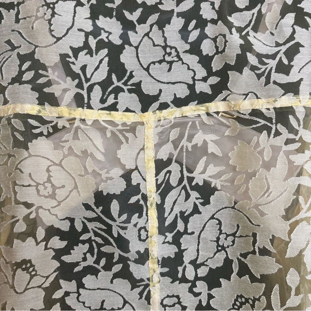 Notations Yellow Floral Button Down Shirt XL - Picture 7 of 13